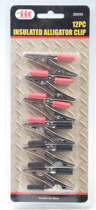 IIT 10pc INSULATED ALLIGATOR CLIP