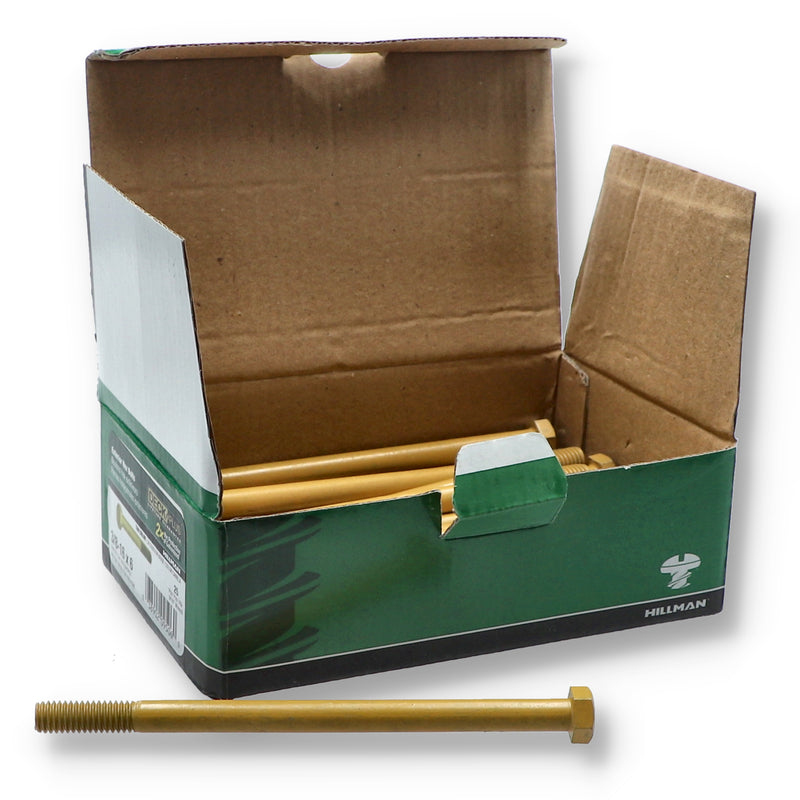 DECK PLUS 25CT TAN EXTERIOR HEX BOLTS 3/8-16x6''