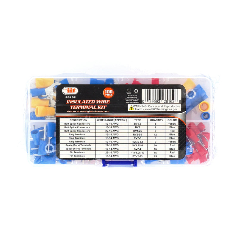 IIT 100PC INSULATED WIRE TERMINAL SET