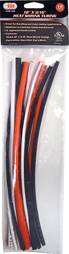 IIT 12pc 3/16'' HEAT SHRINK TUBE-UL