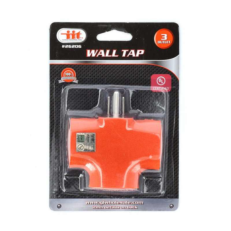 IIT 3 OUTLET TAP ORANGE-UL