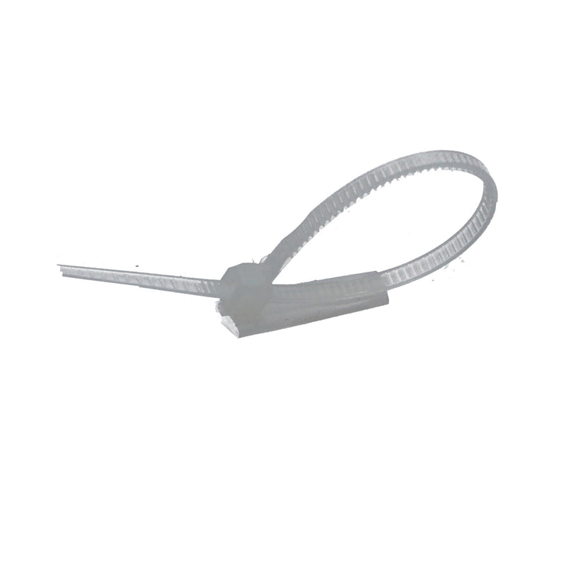 IIT 100pc 4'' WHITE NYLON CABLE TIES