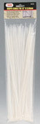 IIT 100pc 12'' WHITE NYLON CABLE TIES
