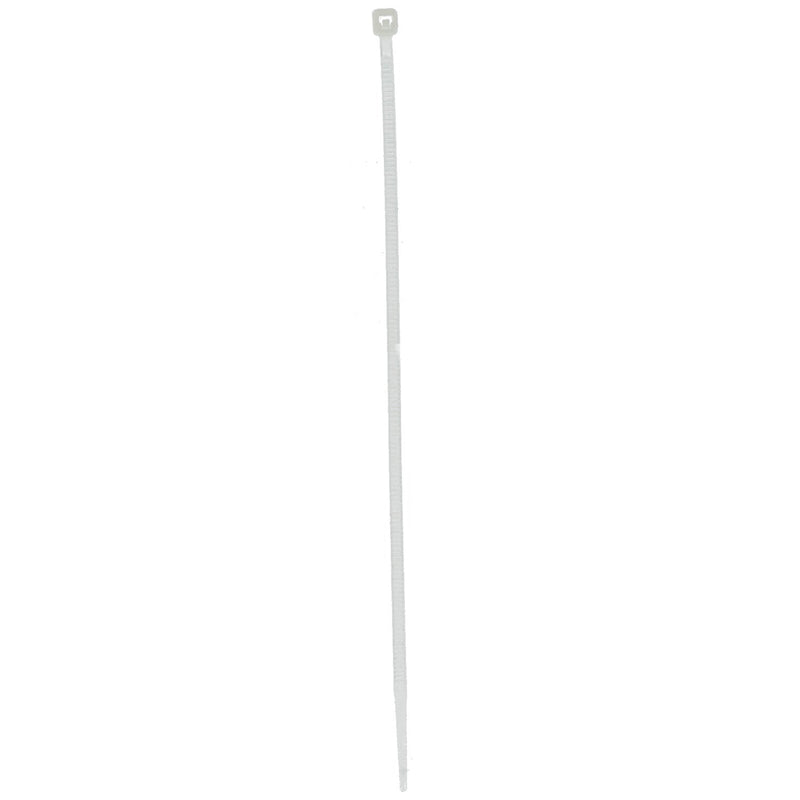 IIT 100pc 12'' WHITE NYLON CABLE TIES