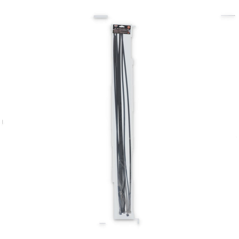 IIT 10pk 40'' BLACK CABLE TIES