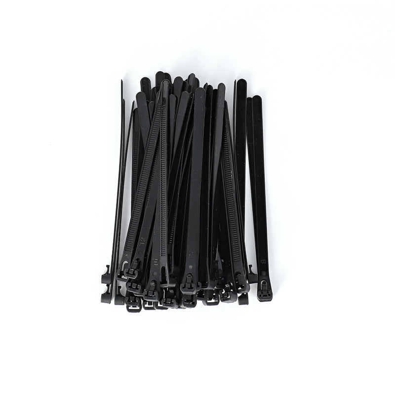 IIT 50PC 6'' x4.8MM RELEASABLE CABLE TIES