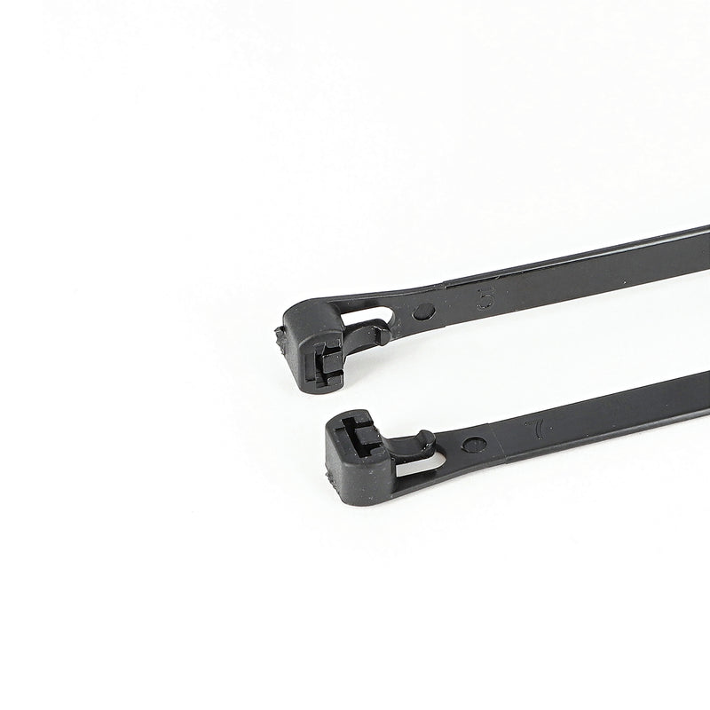 IIT 50PC 8'' x7.6MM RELEASABLE CABLE TIES