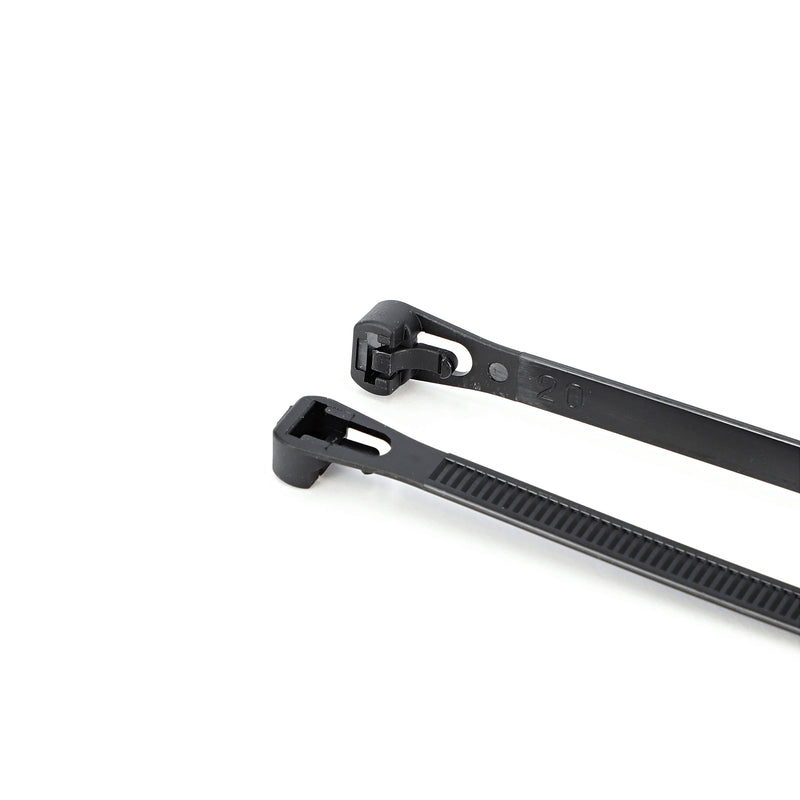 IIT 50PC 10''x7.6MM RELEASABLE CABLE TIES