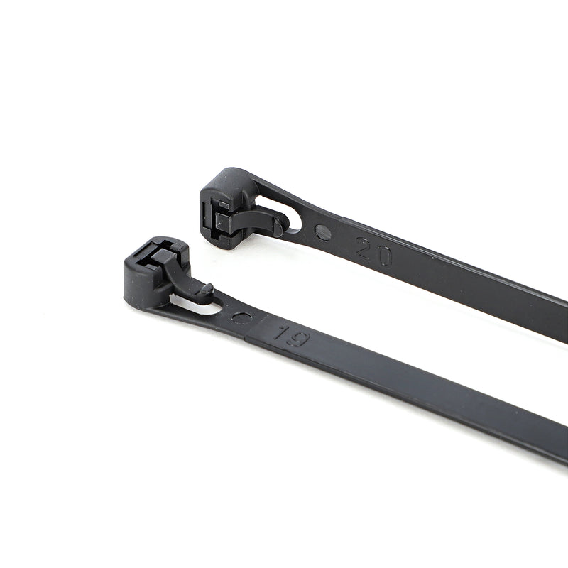 IIT 50PC 12'' x7.6MM RELEASABLE CABLE TIES