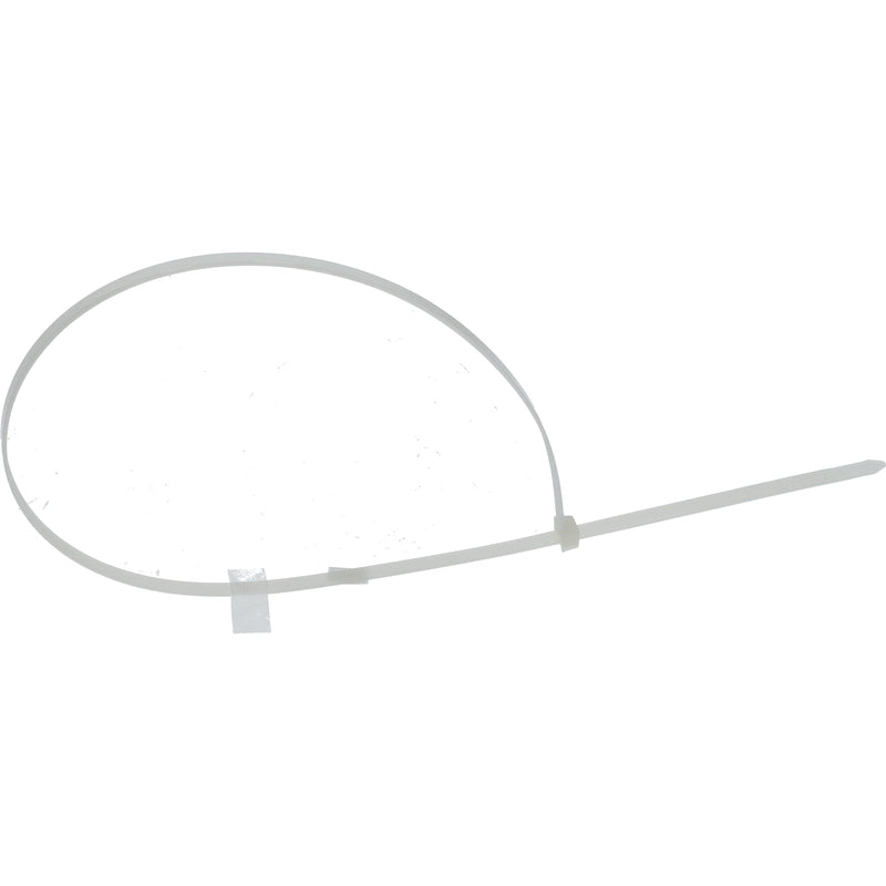 IIT 10pk 24'' WHITE CABLE TIES