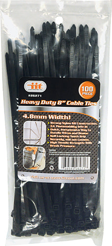 IIT 100pc 8'' HEAVY DUTY CABLE TIES