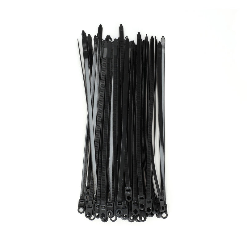 IIT 50PC 12'x7.6MM MOUNTABLE HEAD CABLE TIE