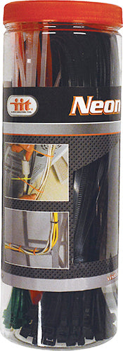 IIT 200pc NEON CABLE TIE-TUBE
