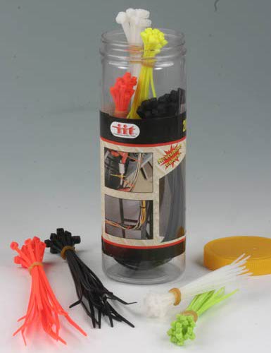 IIT 200pc NEON CABLE TIE-TUBE