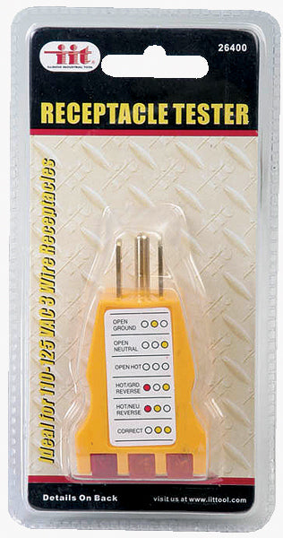 IIT RECEPTACLE TESTER UL LISTED