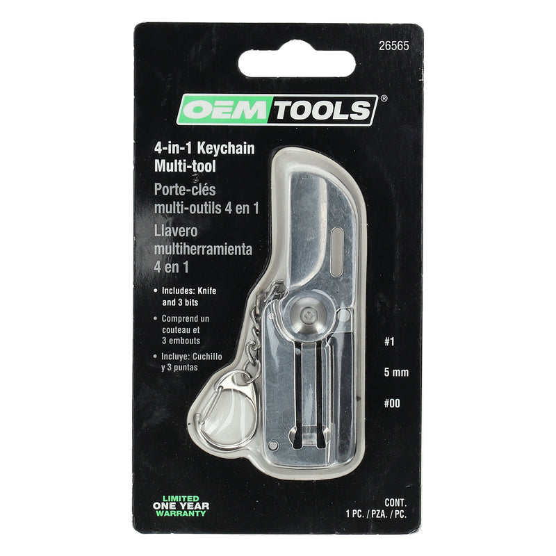 OEM TOOLS 4-IN-1 KEYCHAIN TOOL