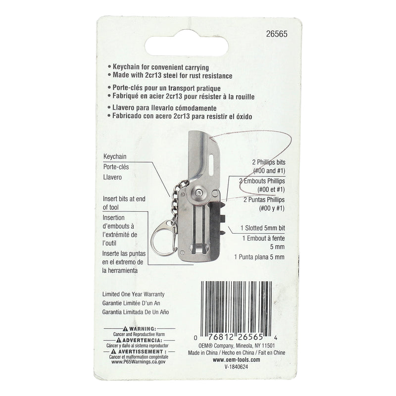 OEM TOOLS 4-IN-1 KEYCHAIN TOOL
