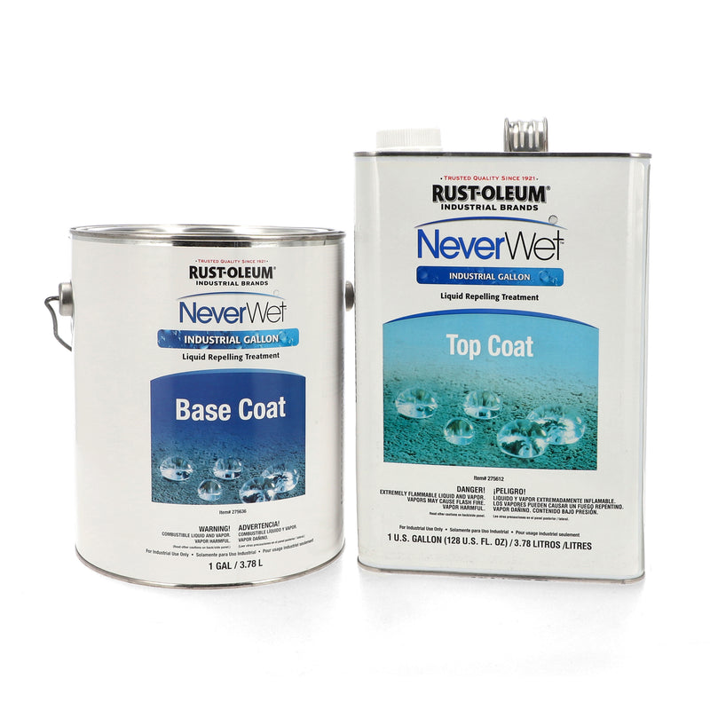 RUSTOLEUM NEVER WET INDUSTRIAL ONE GALLON KIT BASE & TOP COAT -NO BIG BOX