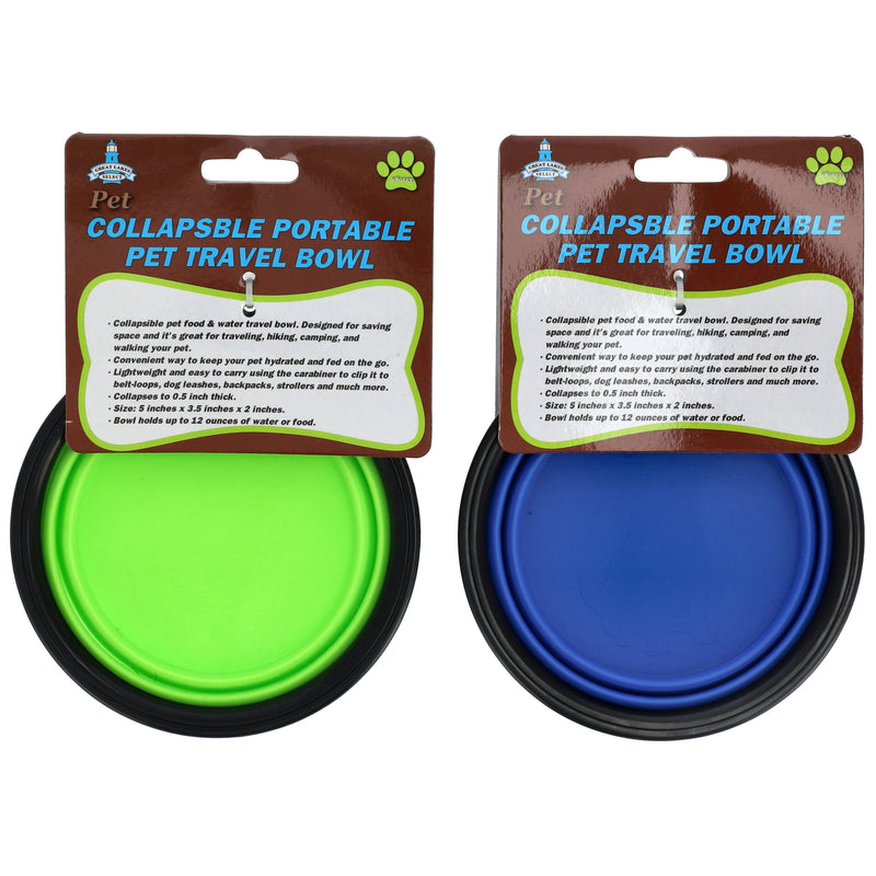 12oz COLLAPSIBLE PET BOWL w/CARABINER