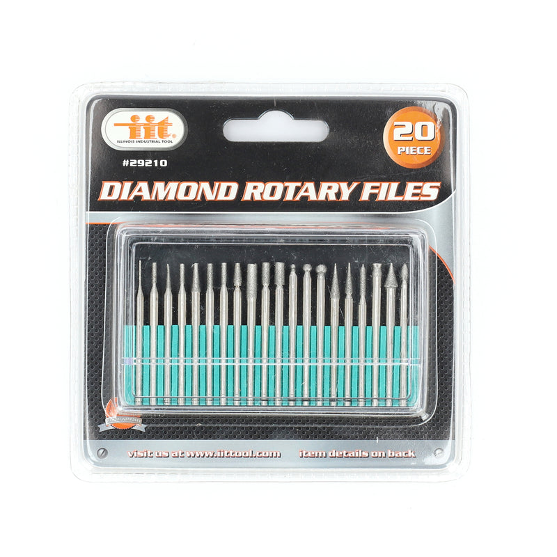 IIT 20pc DIAMOND ROTARY FILES