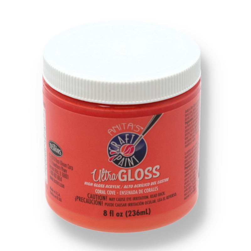 ANITAS 8OZ ULTRA GLOSS ACRYLIC PAINT CORAL COVE