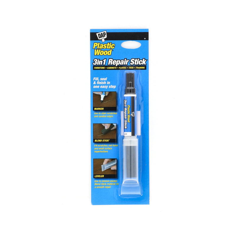DAP PLASTIC WOOD 3in1 REPAIR STICK BLACK