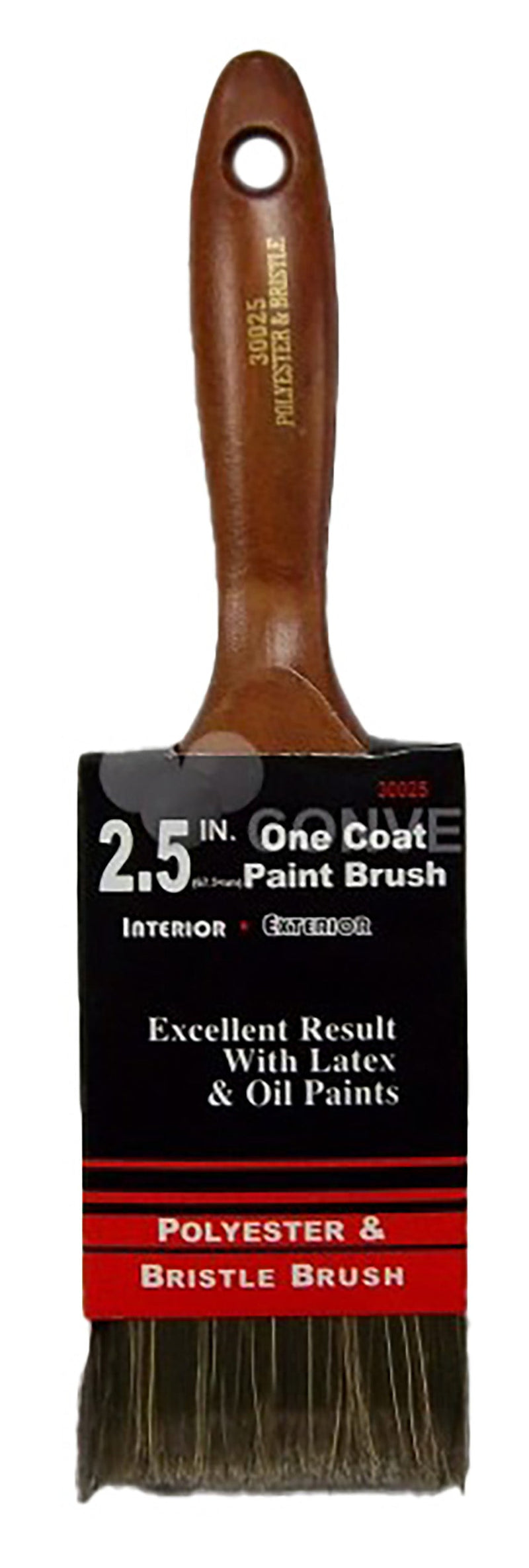 2-1/2'' ONE COAT WOOD HANDLE PAINT BRUSH