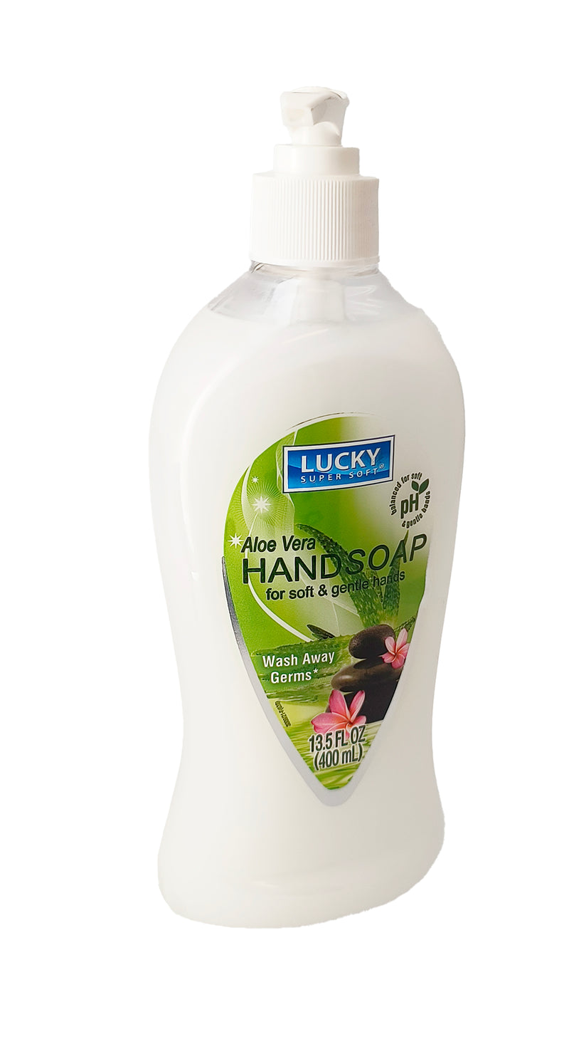 LUCKY 13.5oz ALOE VERA LIQUID HAND SOAP