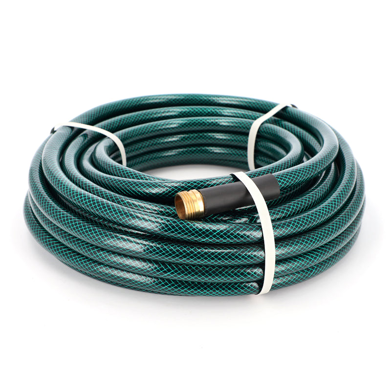 IIT 50'x5/8'' 3-PLY GARDEN HOSE WITH BRASS FITTINGS