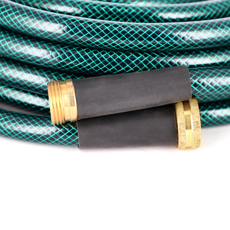 IIT 50'x5/8'' 3-PLY GARDEN HOSE WITH BRASS FITTINGS