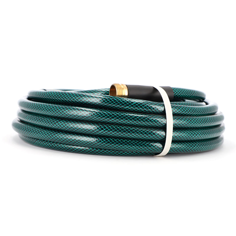 IIT 50'x5/8'' 3-PLY GARDEN HOSE WITH BRASS FITTINGS