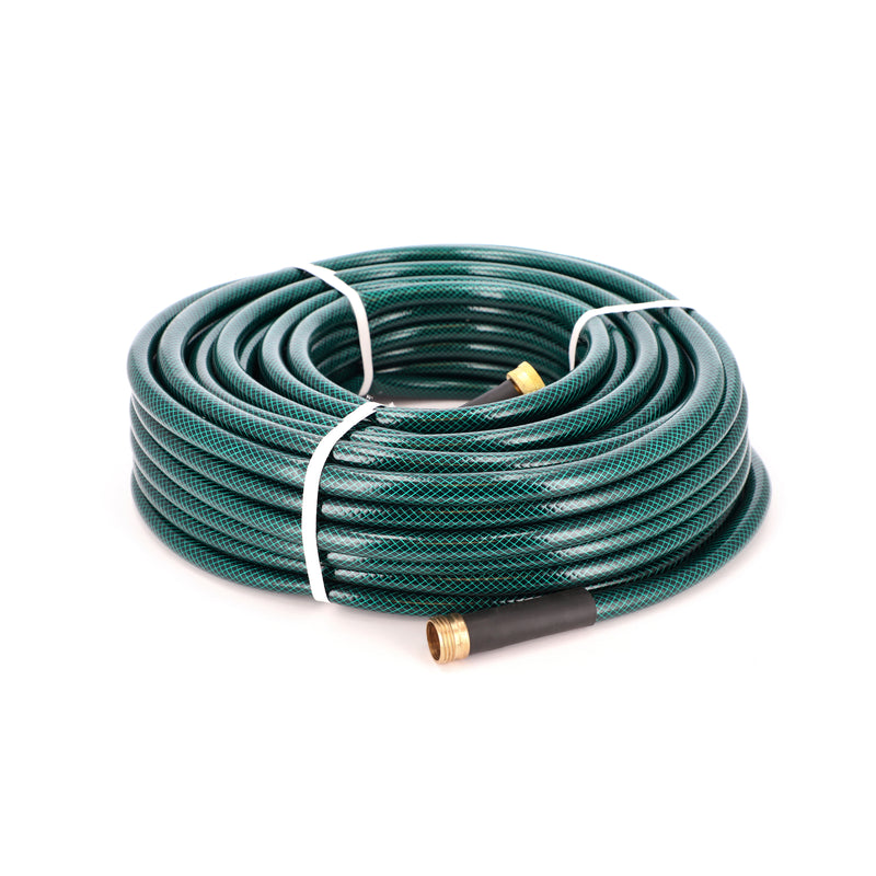 IIT 100'x5/8'' 3-PLY GARDEN HOSE WITH BRASS CONNECTORS