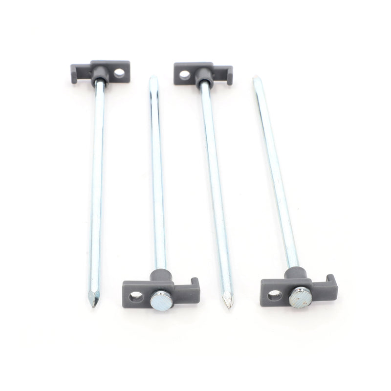 IIT 4pc 8mm x10'' STEEL TENT STAKE