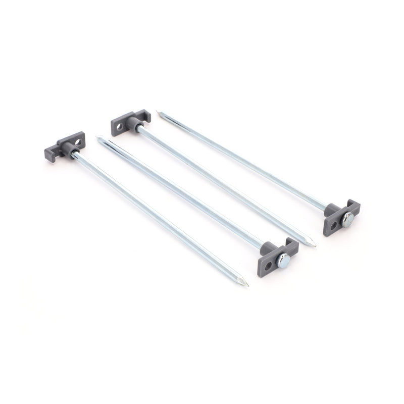 IIT 4pc 8mm x10'' STEEL TENT STAKE