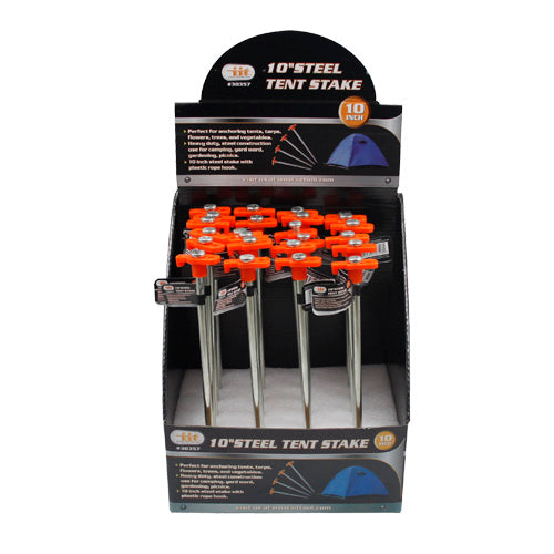 IIT 10'' STEEL TENT STAKE