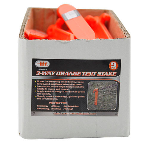 IIT 9'' 3-WAY TENT STAKE