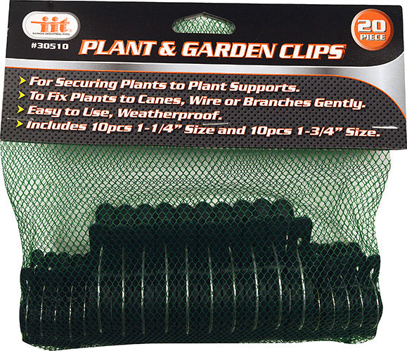 IIT 20pc PLANT CLIPS IN NET BAG