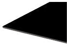 BLACK FOAM POSTER BOARD 20x30x1/4''