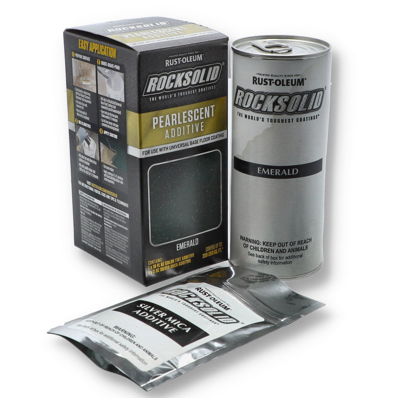 RUSTOLEUM 10OZ EMERALD ROCK SOLID PEARLESCENT ADDITIVE FOR FLOOR COVERING