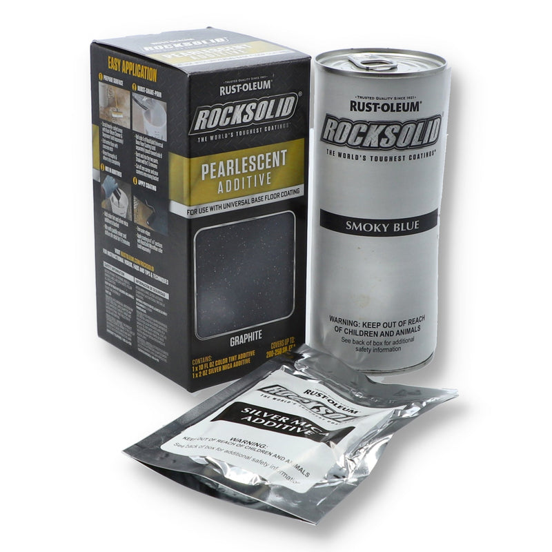 RUSTOLEUM 10OZ GRAPHITE ROCK SOLID PEARLESCENT ADDITIVE FOR FLOOR COVERING