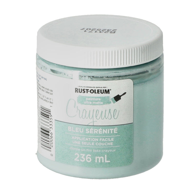 RUSTOLEUM CHALKED 8OZ ULTRA MATTE PAINT SERENITY BLUE