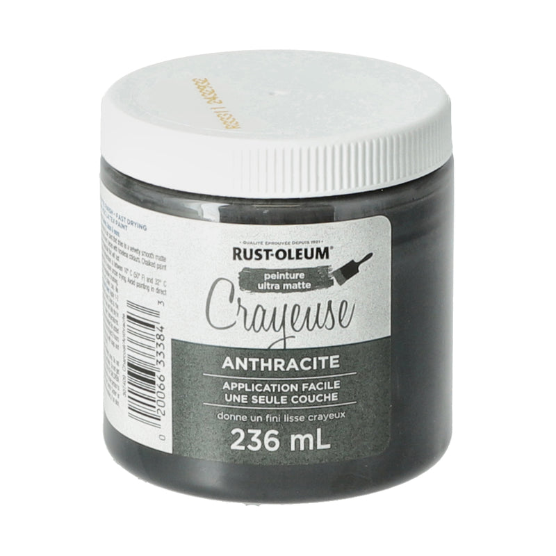 RUSTOLEUM CHALKED 8OZ ULTRA MATTE INTERIOR CHARCOAL COLOR