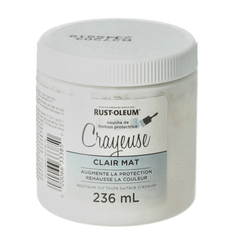 RUSTOLEUM CHALKED 8OZ PROTECTIVE TOPCOAT MATTE CLEAR