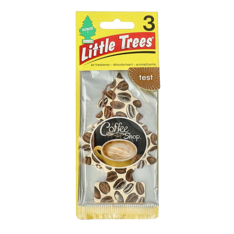 LITTLE TREES 3PK AIR FRESHENERS COFFEE SCENT