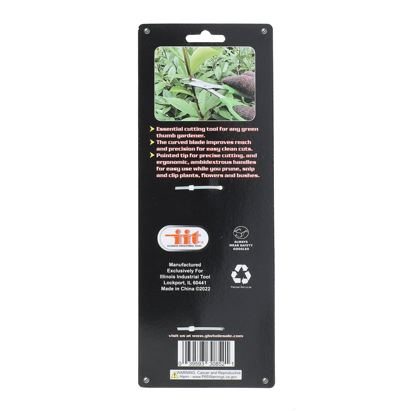 IIT 7'' CURVED GARDEN PRUNING SNIPS
