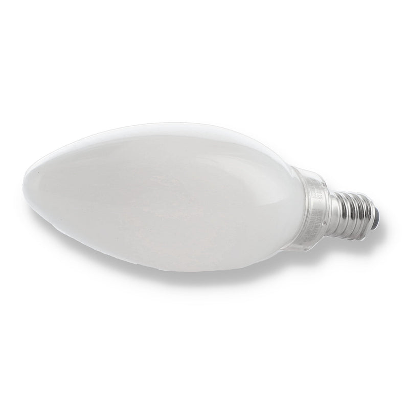 6PK 4=40W B11 LED BULB CANDELABRA BASE DIMMABLE DAYLIGHT FROSTED