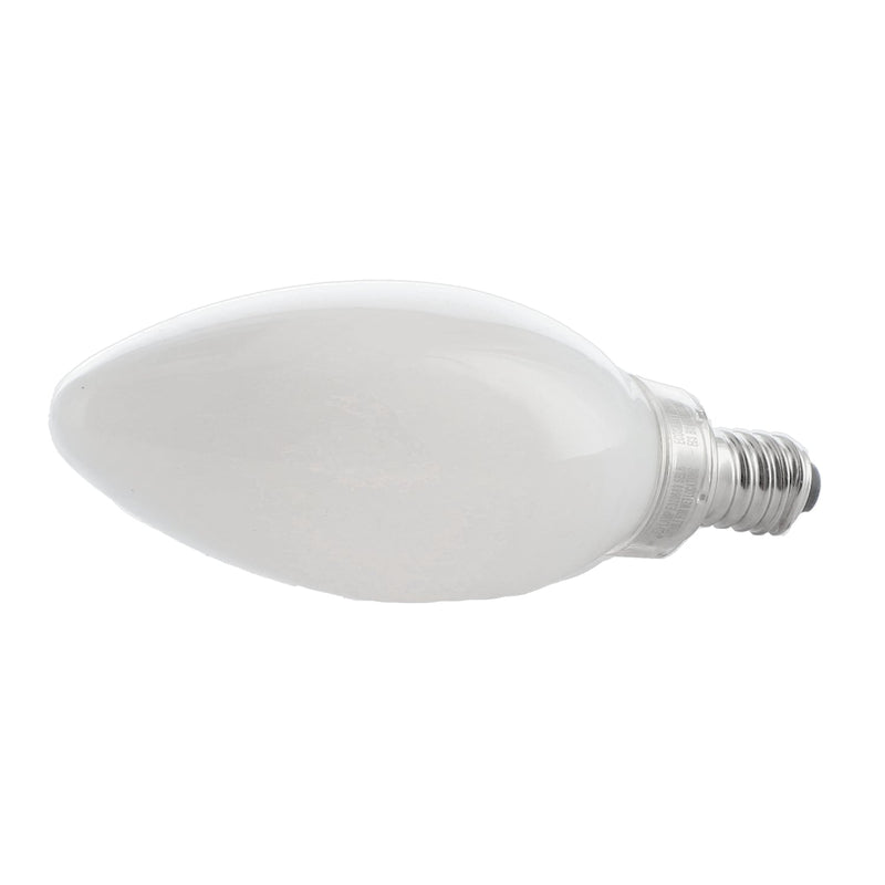 6PK 4=40W B11 LED BULB CANDELABRA BASE DIMMABLE COOL WHITE FROSTED