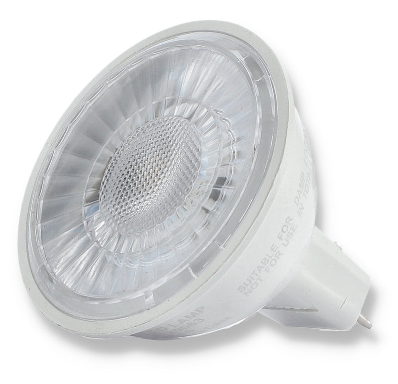 6PK 4.5=35W MR16 LED BULB GU5.3 BI-PIN BASE DIMMABLE DAYLIGHT FROSTED