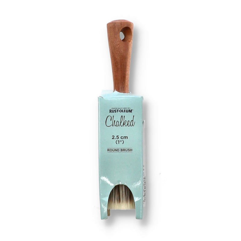 RUSTOLEUM CHALKED 1'' ROUND BRUSH WOOD HANDLE