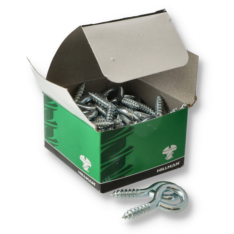 HILLMAN 50CT SCREW EYE 4 GAUGE x 2-1/16'' 75LB SWL